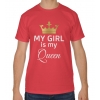Koszulka męska dzień chłopaka My girl is my Queen